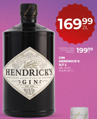Gin Hendrick's promocja w Duży Ben