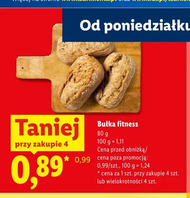 Bułka fitness promocja w Lidl