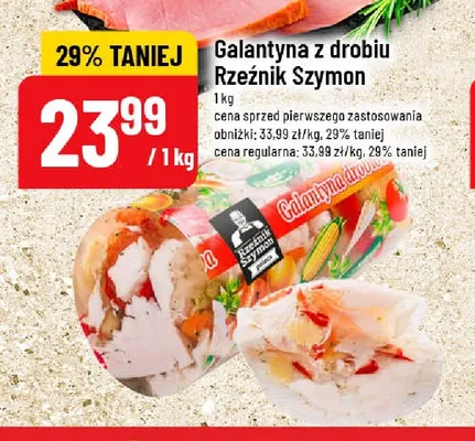 Galantyna z drobiu Rzeźnik Szymon promocja w POLOmarket