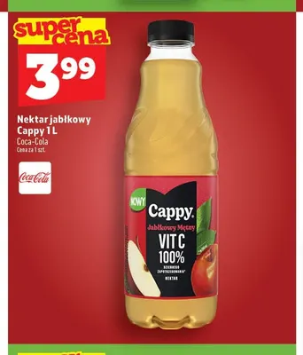 Nektar jabłkowy Cappy promocja w TOPAZ