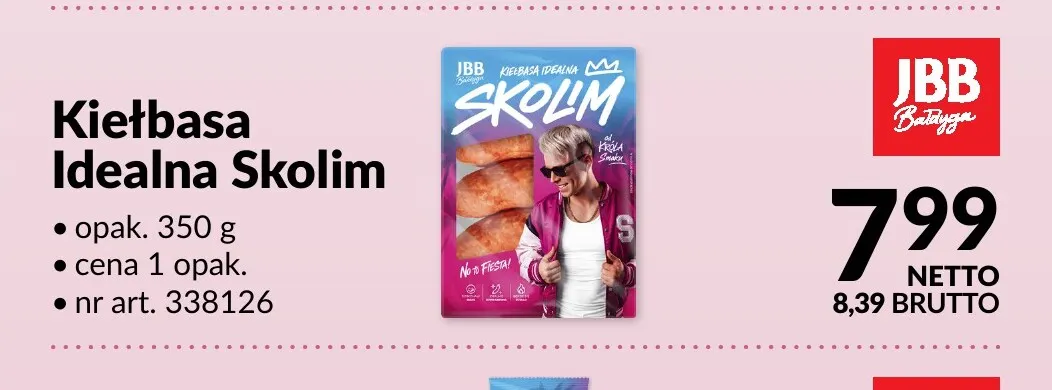 Kiełbasa Idealna Skolim promocja w Makro