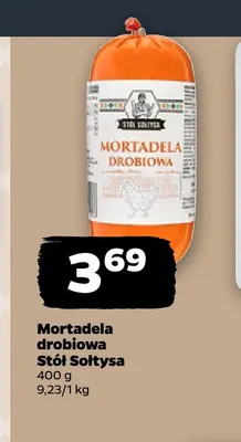 Mortadela drobiowa Stół Sołtysa promocja w Netto