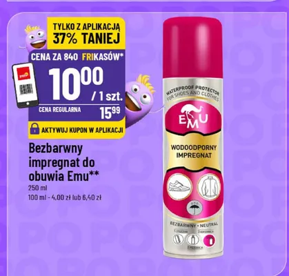 Bezbarwny impregnat do obuwia promocja w POLOmarket