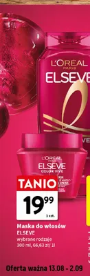 Maska do włosów L'Oréal Paris Elseve Color Vive promocja w Intermarche
