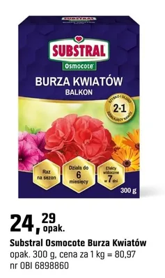 Osmocote Burza Kwiatów promocja w OBI