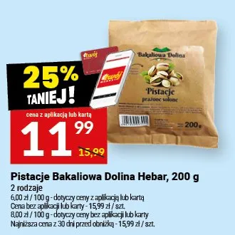Pistacje Bakaliowa Dolina Heban promocja w Twój Market