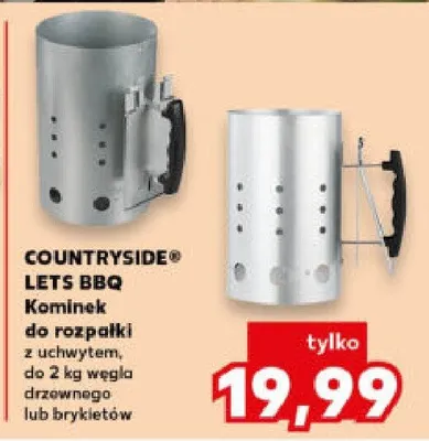 Kominek do rozpałki Let's BBQ promocja w Kaufland