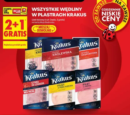 Szynka Królewska z piersi kurczaka Krakus promocja w Biedronka