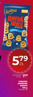 Chrupki Monster Munch Lorenz promocja w Duży Ben