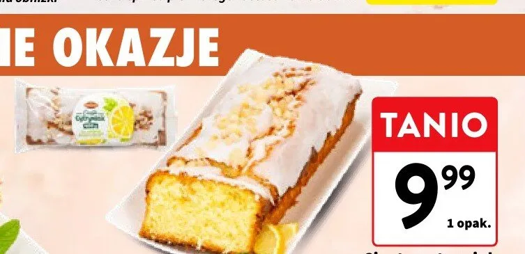 Ciasto cytryniak Oskroba promocja w Intermarche