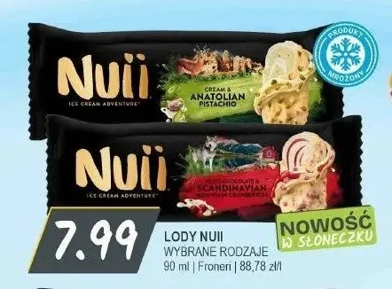 Lody Nuii White Chocolate & Scandinavian Mountain Cranberries promocja w Słoneczko