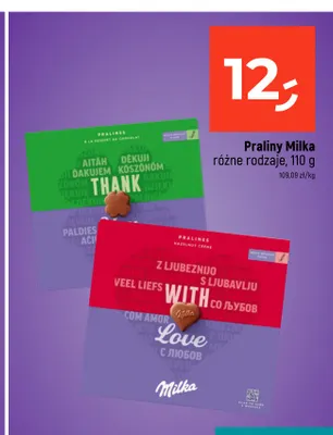 Praliny Milka Thank You promocja w Dealz