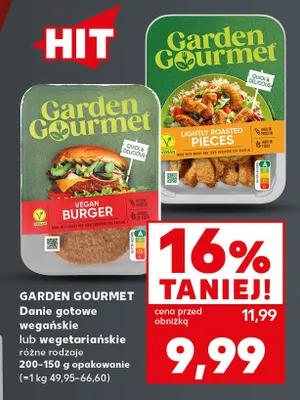 Danie gotowe wegańskie lub wegetariańskie Garden Gourmet promocja w Kaufland