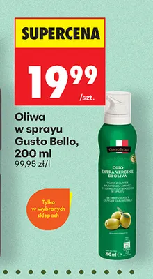 Oliwa w sprayu Gusto Bello promocja w Biedronka