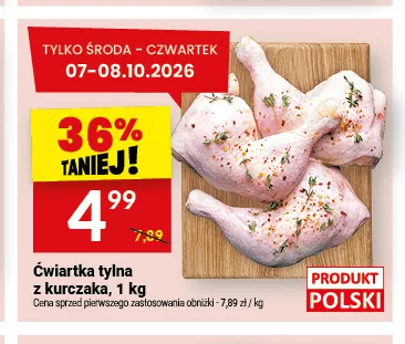 Ćwiartka tylna z kurczaka promocja w Twój Market