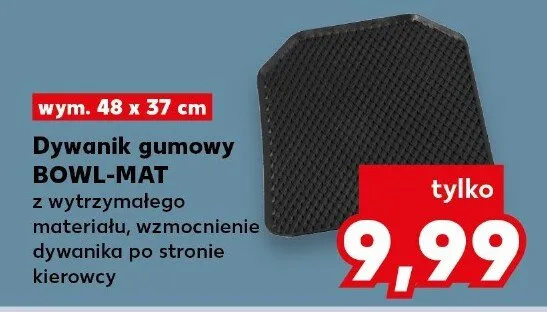 Dywanik samochodowy, gumowy promocja w Kaufland