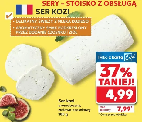 Ser kozi aromatyczny, ziołowo-czosnkowy promocja w Kaufland