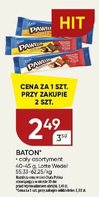 Baton Lotte Wedel promocja w Chata Polska