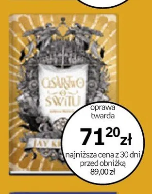 Książka Cesarstwo światła Jay Kristoff oprawa twarda promocja w Empik