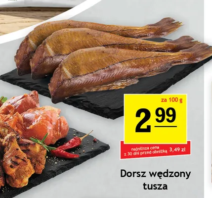Dorsz wędzony tusza promocja w Gram Market