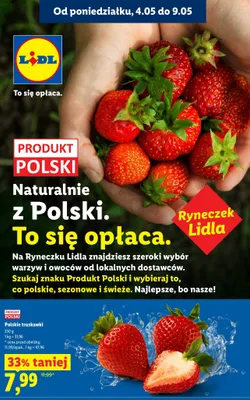 Truskawki polskie promocja w Lidl
