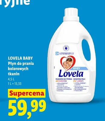 Płyn do prania kolorowych tkanin Lovela Baby promocja w Lidl