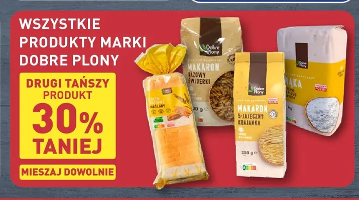 Produkty marki Dobre Plony promocja w Aldi