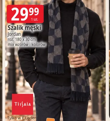Szalik męski Jordan promocja w Leclerc