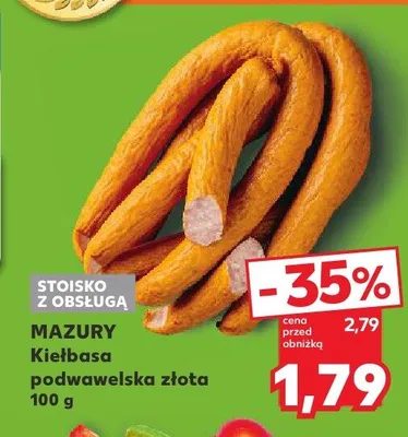 Kiełbasa podwawelska złota promocja w Kaufland