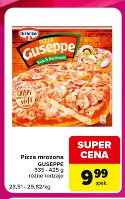 Pizza mrożona Guseppe Dr. Oetker promocja w Carrefour Market
