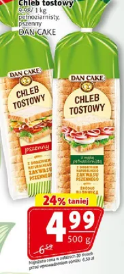 Chleb tostowy pełnoziarnisty Dan Cake promocja w Prim Market