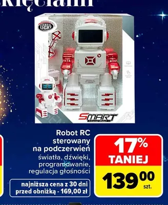 Robot RC sterowany na podczerwień Smart promocja w Carrefour