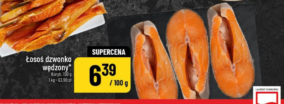 Łosoś dzwonko wędzony promocja w POLOmarket
