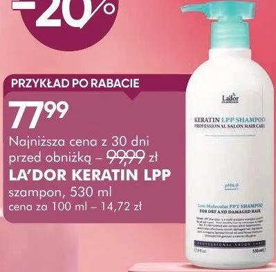 Szampon La'dor Keratin LPP szampon promocja w Makro