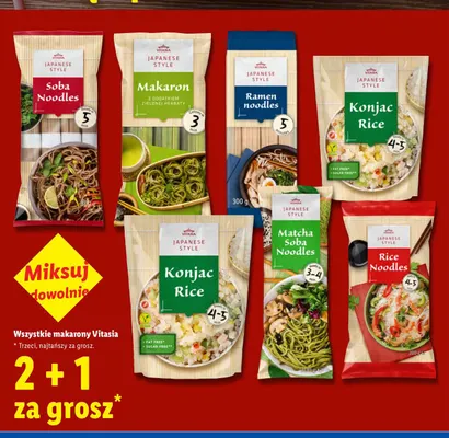 Ryż Konjac Rice Vitasia promocja w Lidl