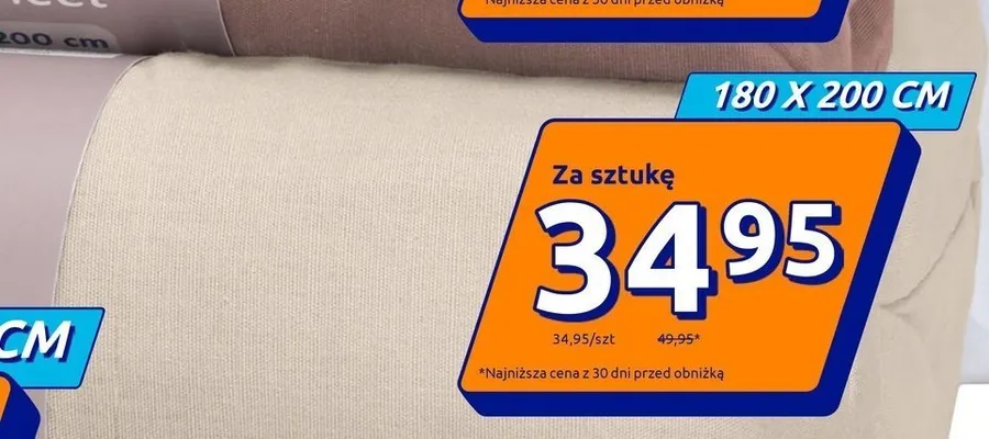 Prześcieradło la Maison Rêve 90x200 cm promocja w Action