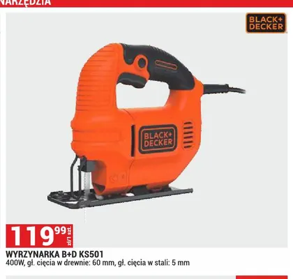 Wyrzynarka Black+Decker KS501 promocja w Merkury Market