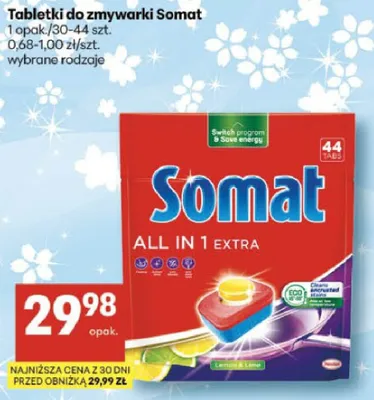 Tabletki do zmywarki All In 1 Extra promocja w Delikatesy Centrum