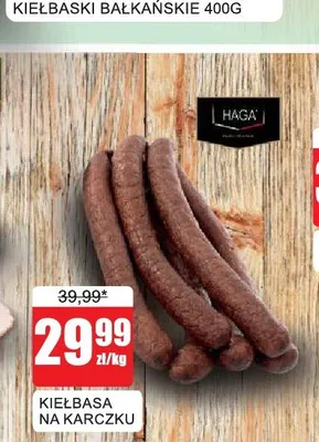 Kiełbasa na karczku Haga promocja w Bingo