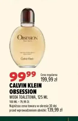 Woda toaletowa Calvin Klein Obsession promocja w Drogerie Natura