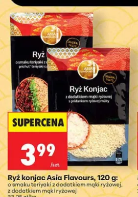 Ryż konjac o smaku teriyaki Asia Flavours promocja w Biedronka