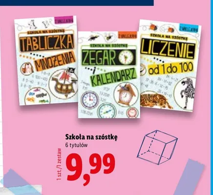 Książka Szkoła na szóstkę promocja w Lidl