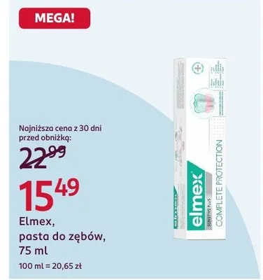 Pasta do zębów promocja w Rossmann