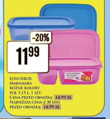 Lunchbox Makamaka promocja w Dino