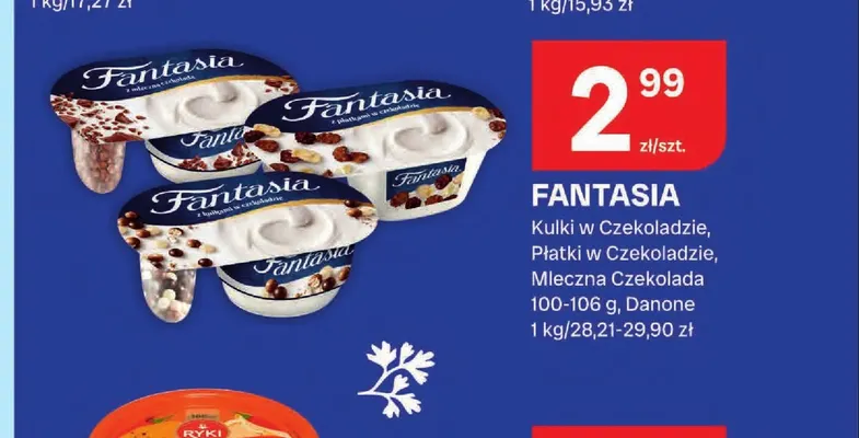 Jogurt Fantasia Kulki w Czekoladzie promocja w Chorten