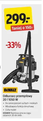 Odkurzacz przemysłowy Dewalt promocja w Jula