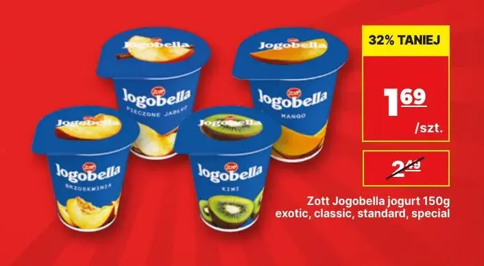 Jogurt Zott Jogobella special promocja w API Market
