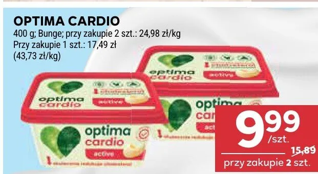 Optima cardio promocja w Stokrotka