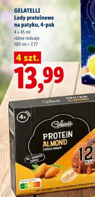 Lody proteinowe na patyku promocja w Lidl