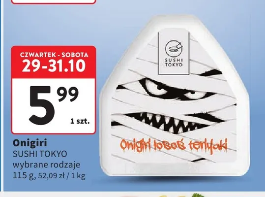 Onigiri Sushi Tokyo promocja w Intermarche